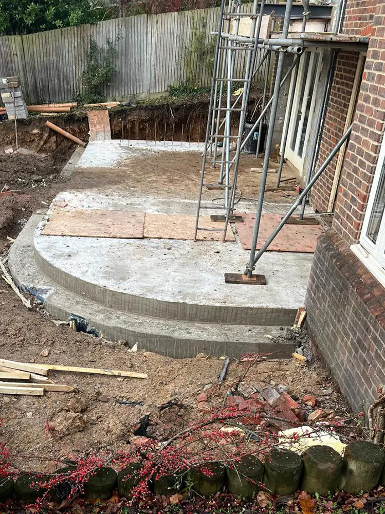 Birchwood House Ground Works 5